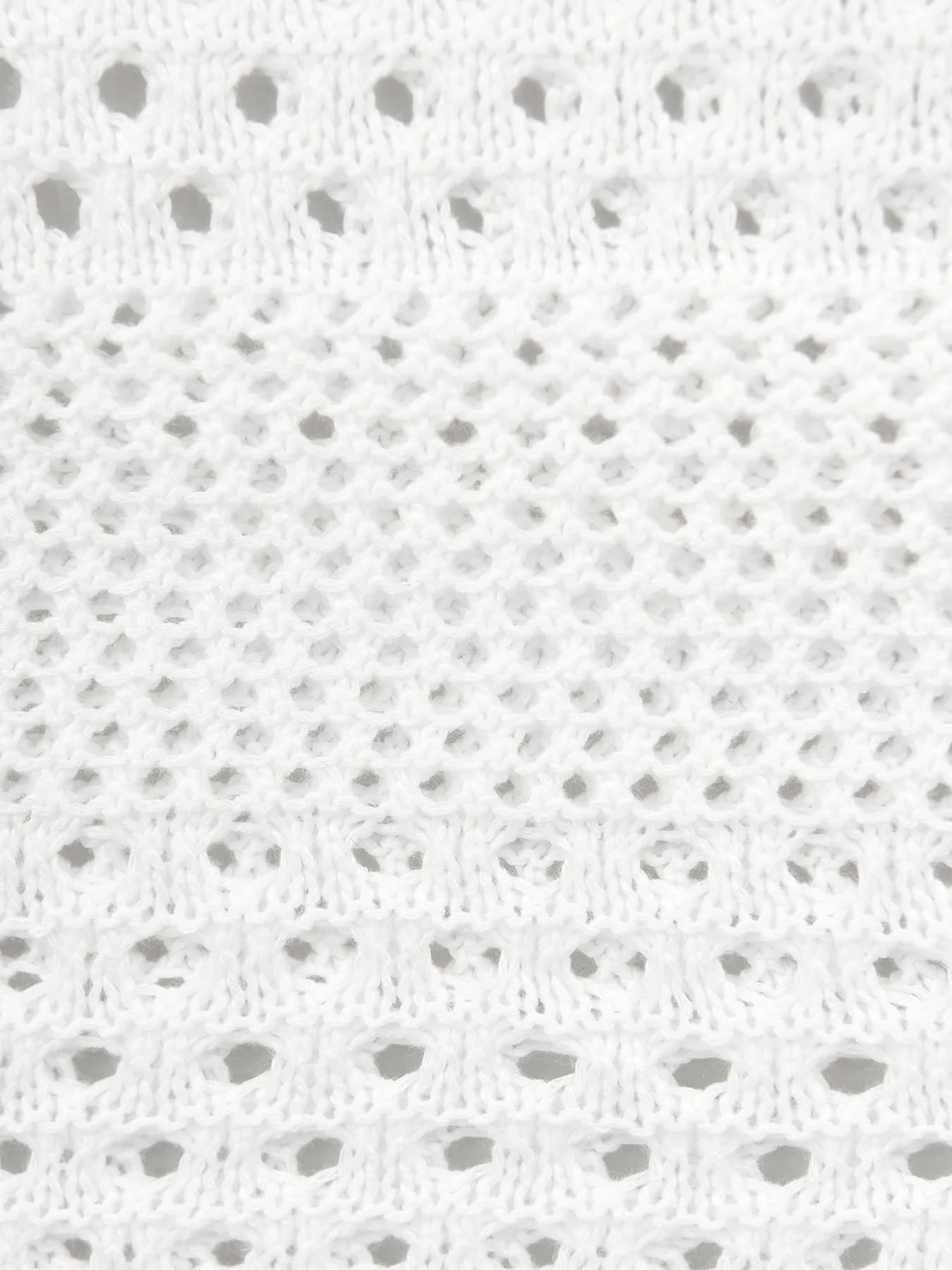 Women's Sexy Crochet Beach Cover Up - Long Sleeve Hollow Out Knit Tunic Dress for Swimwear Bikini Summer Vacation