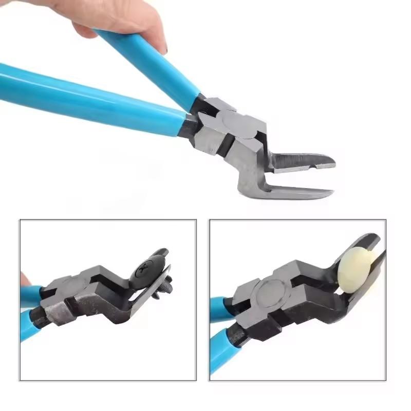 Multifunctional Angle Pliers Car Clamp Rivet Wrench Wire Stripping Screwdriver Removal Tool, Automotive Repair Kit, Durable Hand Tools