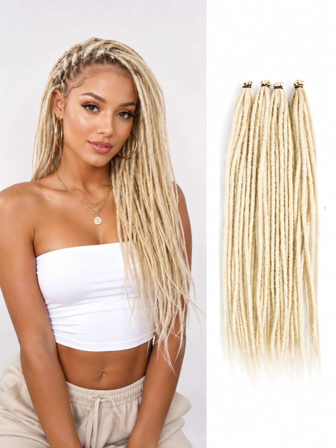 Dreadlock extensions. Reggae and hip-hop styles; synthetic hair pieces; hippie-style dreadlocks suitable for both men and women