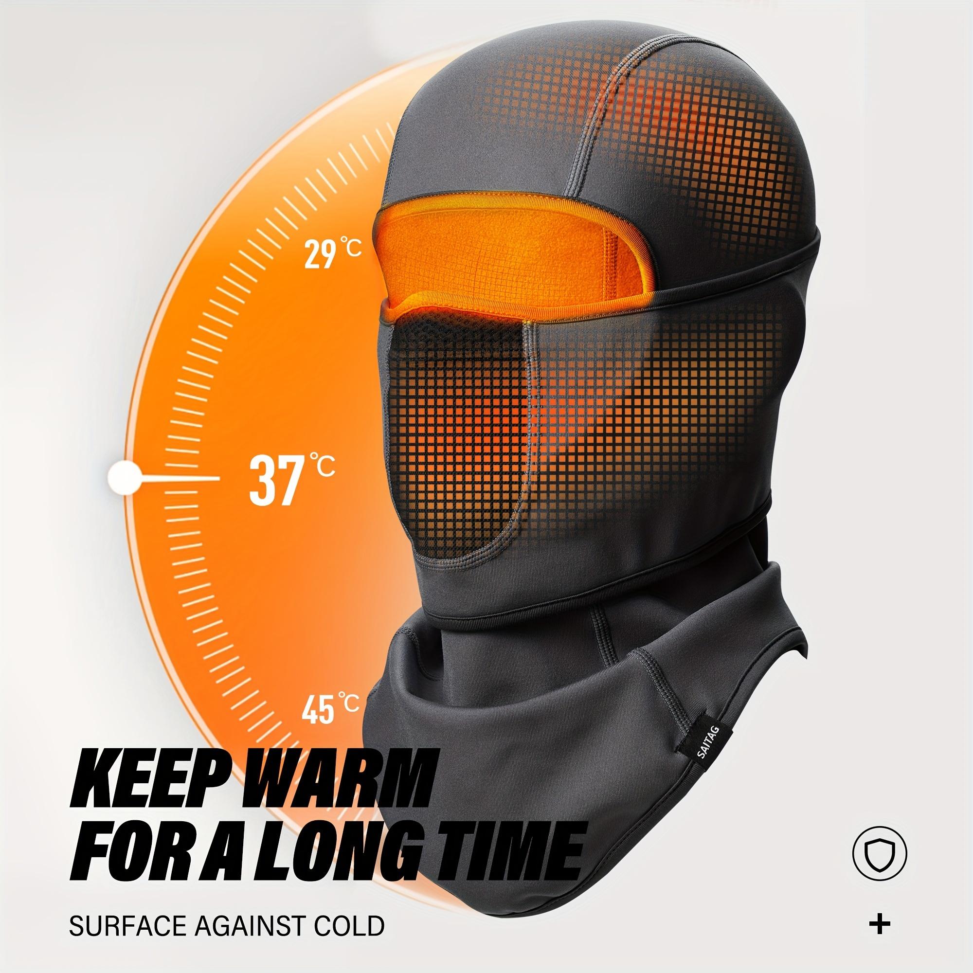 Unisex Windproof Balaclava Ski Mask, Warm Full Face Covering for Outdoor Snow Sports & Cold Weather Work, Men Women Winter Protective Gear