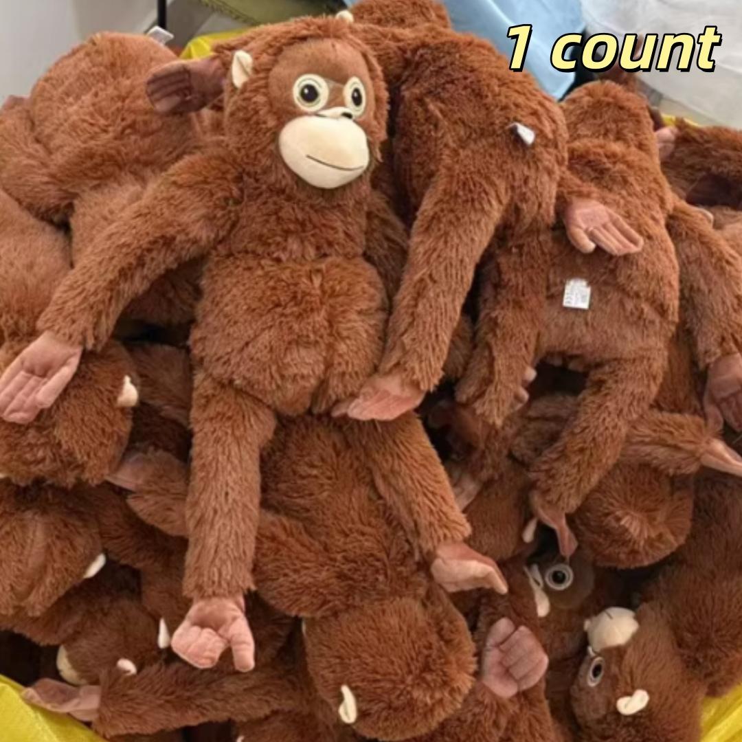 60cm/44cm Jungesku Gorilla Monkey Plush Toy, Gibbon Pillow—Cute Gorilla Plush, Fun and Creative Monkey Pillow, Children's Sleep Companion, Comfort Doll, Birthday Gift