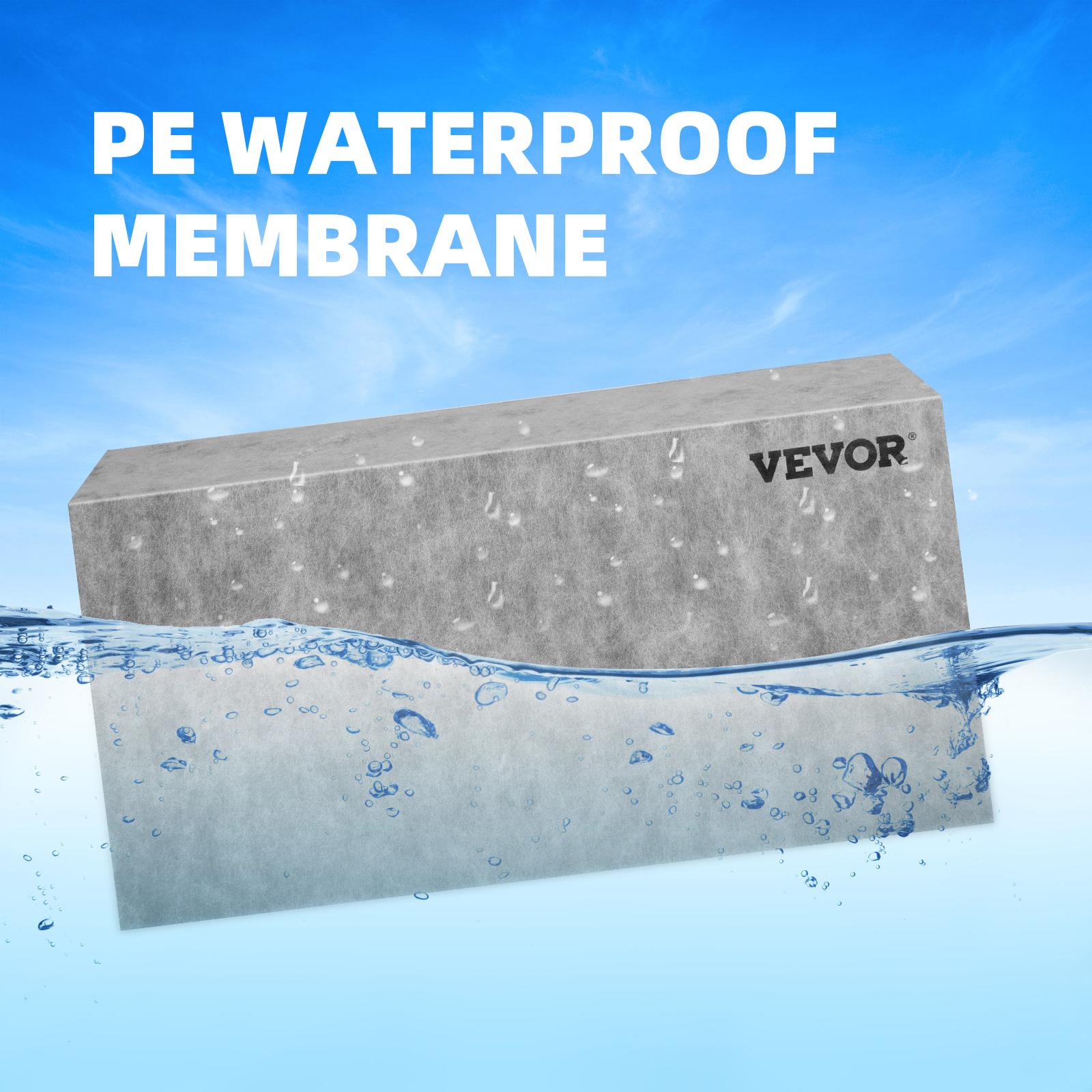VEVOR Board Shower Bench Rectangle Bench Ready to TileWaterproof 38.2x11.4x20