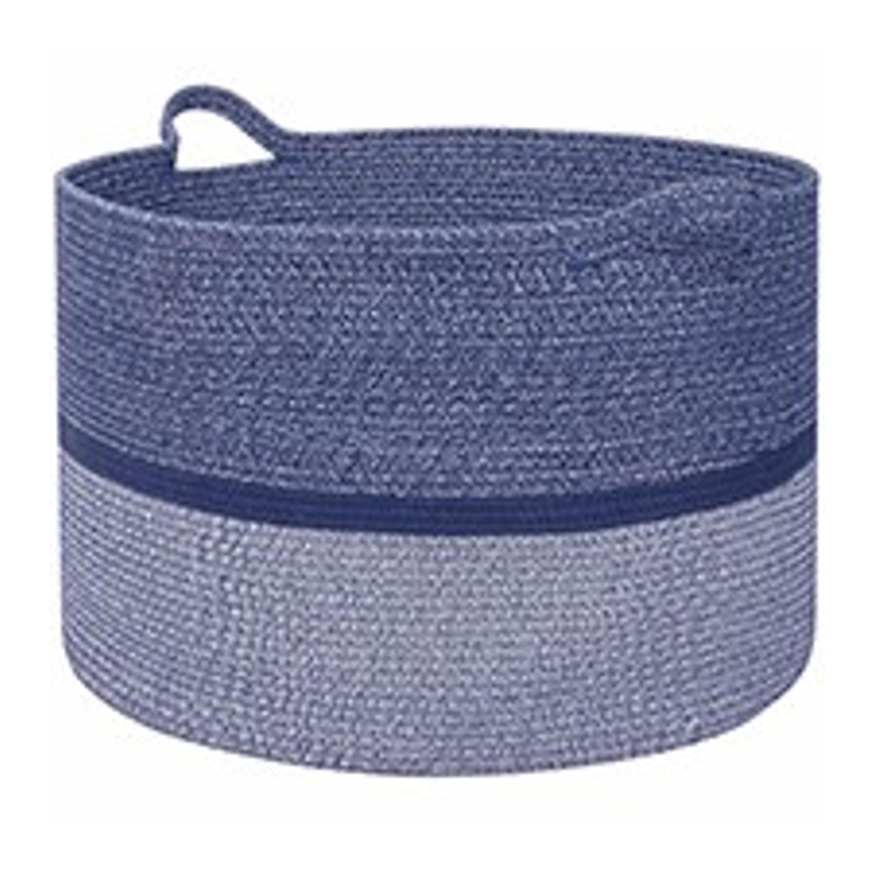 Extra Large Cotton Rope Basket 22" x 14" - Toy Basket for Kids -Blanket Basket for Living Room - Woven Baskets for Storage