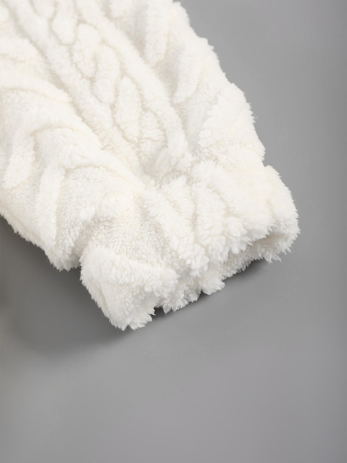 Lambswool Hooded Long Sleeve Sweater Set Texture Three-Dimensional Warm Soft Glutinous Skin-Friendly Fabric Casual Laid-Back Style 18 - 45 Years Old Men and Women Autumn and Winter Daily Commute/Home/Outdoor All-Matching