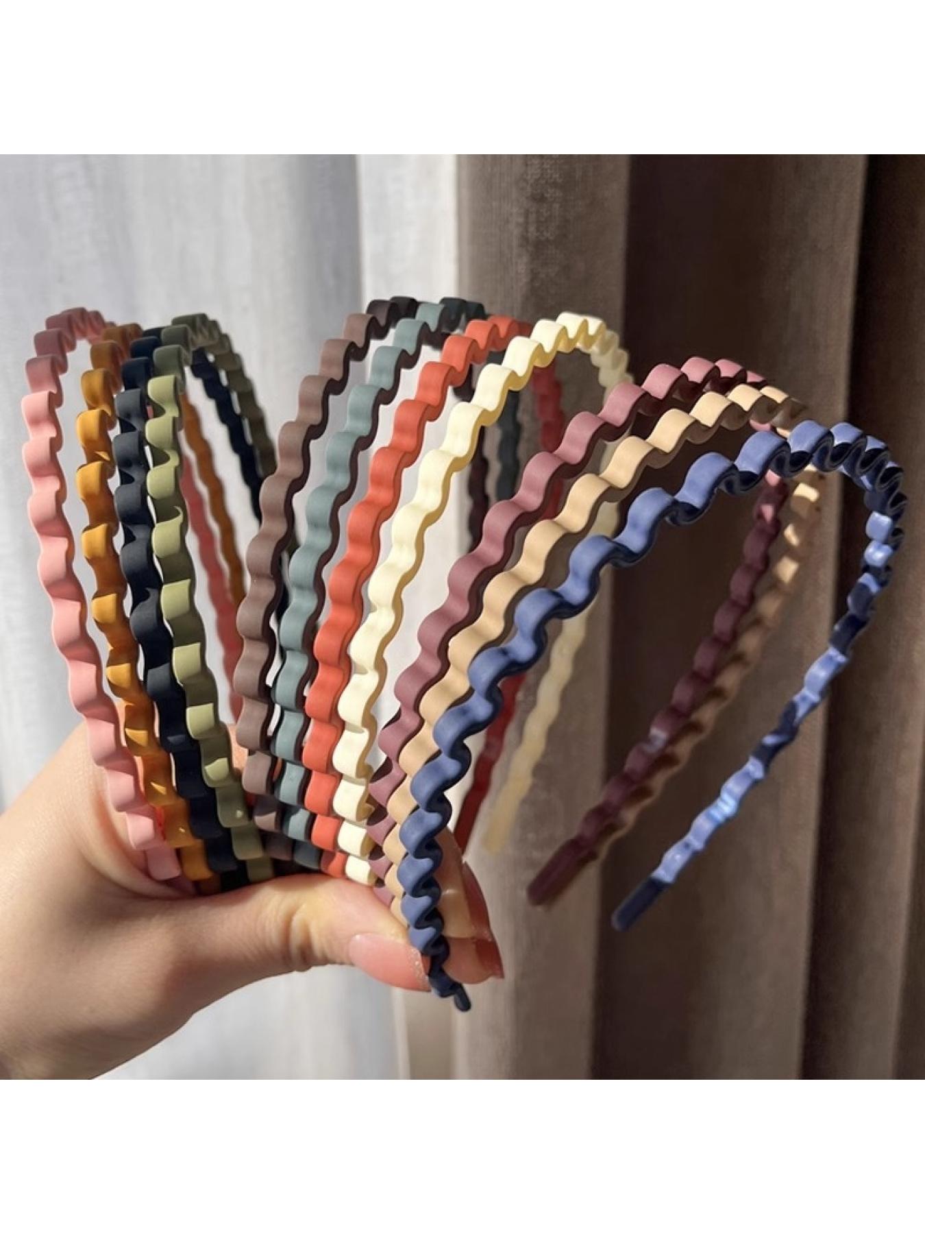 Randomly pack of 5, new wave hair headband for women, compression hair clip, hair tie, hair accessory, invisible face wash, hair pit, hair pit, broken hair sorting