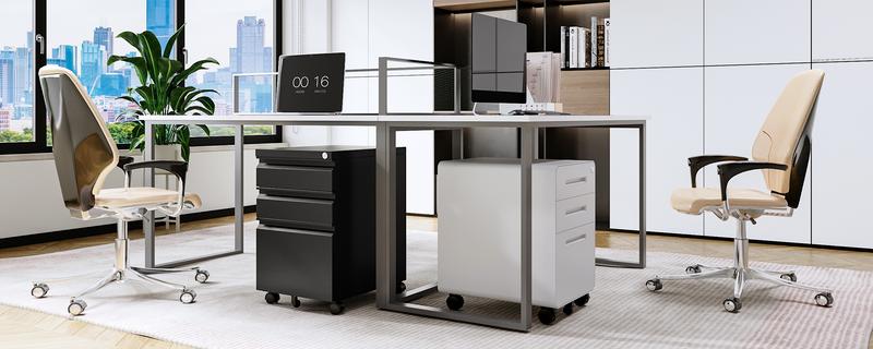 Letaya File Cabinet, 3 Drawer Filing Cabinets for Home Office with Lock Mobile Under Desk Fully Assembled Cabinet Letaya File Cabinet, 3 Drawer Filing Cabinets for Home Office with Lock Mobile Under Desk Fully Assembled Cabinet