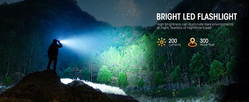 Power-Bank-Solar-Charger 42800mAh Portable Charger External Battery Pack 5V3.1A QC 3.0 Fast Charger with Super Bright Flashlight IP67 Waterproof - Phone