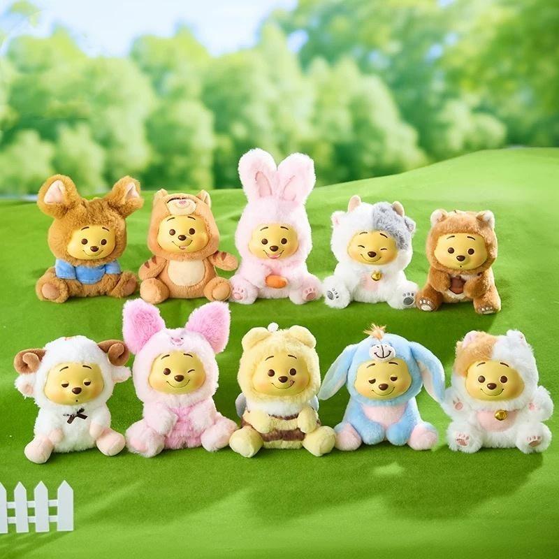 [For Live]Disney Winnie the Pooh Naughty Party Blind Box Plush Charms – Unbox Adorable Collectibles! Perfect Hangers for Backpacks, Keys & Room Decor, Cute Surprise for Fans Holiday gift,Holiday & Black Friday