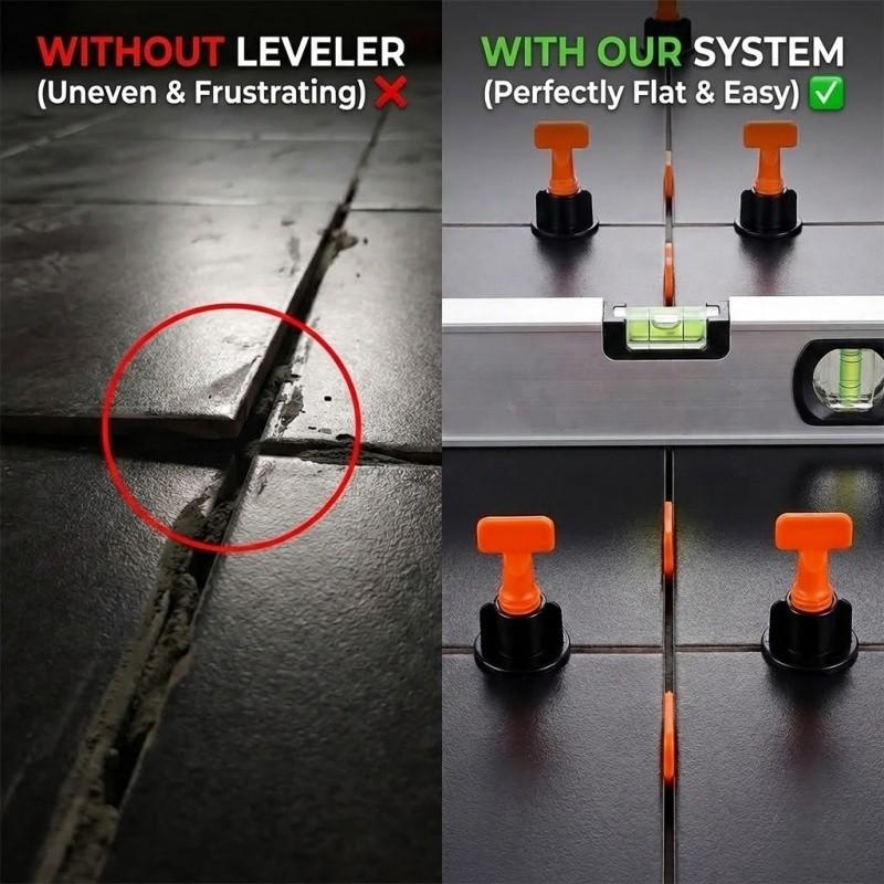 151Pcs Tile Leveling System Kit - Reusable Replaceable Pins | DIY Floor & Wall Spacer Tool Tile Tools