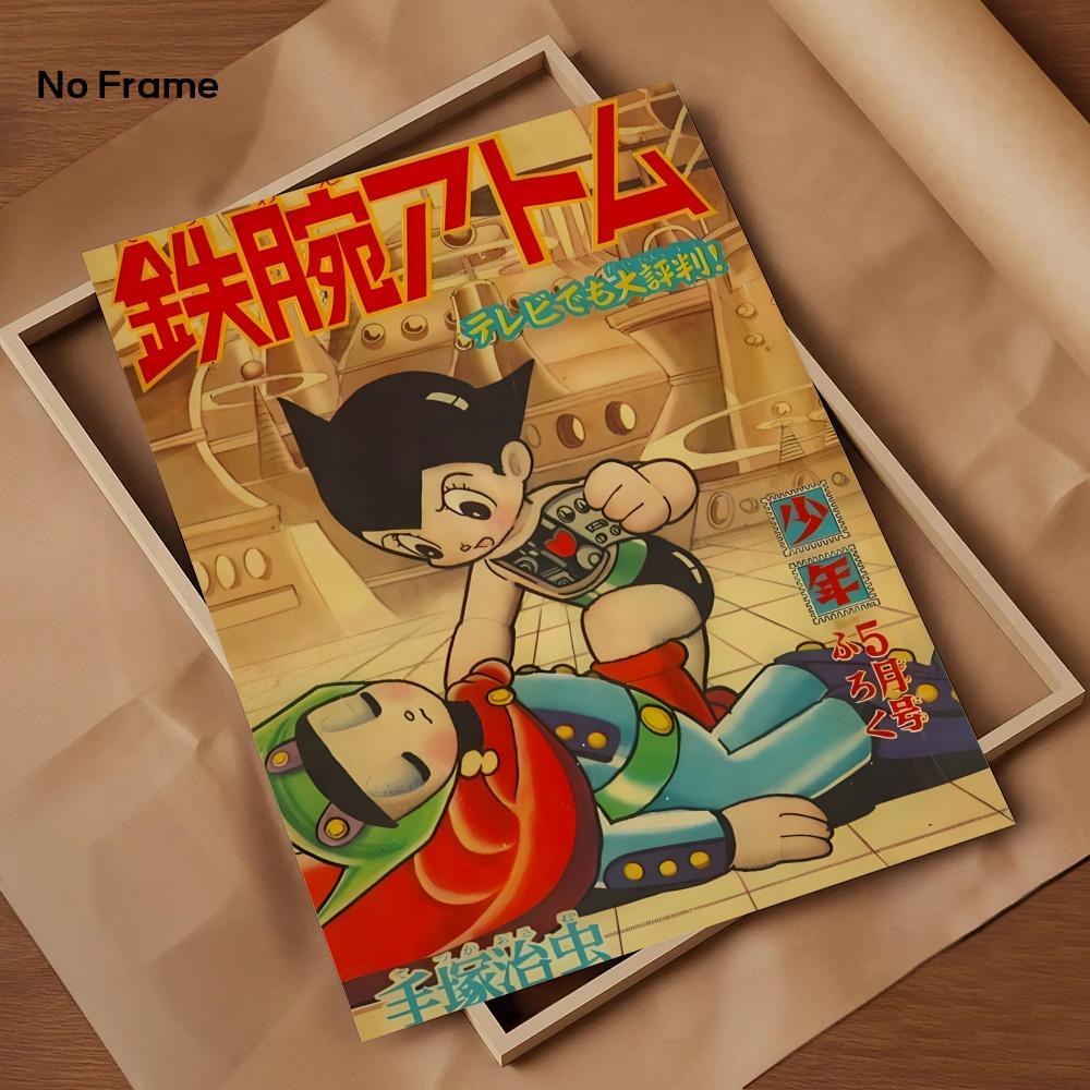 Anime A-Astro Boys Poster HD Waterproof Art Poster for Home, Bar & Café Decor | Fade-Resistant, Non-Sticky, Vibrant DIY Wall Print Perfect Decorative Poster for Office & Living Room