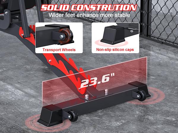 Weight Bench of 1200LB Capacity, Heavy-duty Workout Bench for Home Gym, Extra Headrest Strength Training Bench Press for Full Body Workout, Perfect Christmast Gift for Him