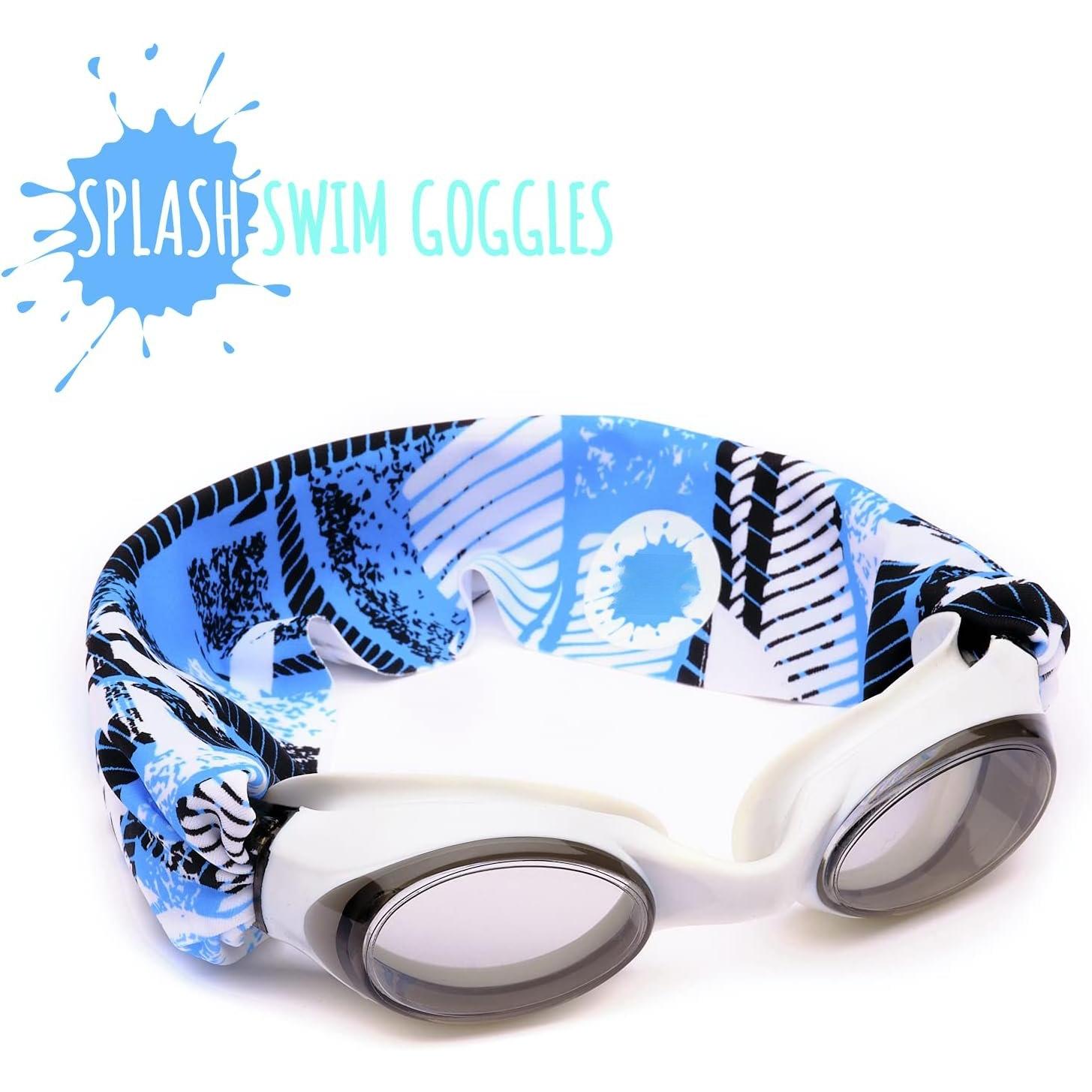 SWIM GOGGLES with Fabric Strap | -Free Swimming Goggles for