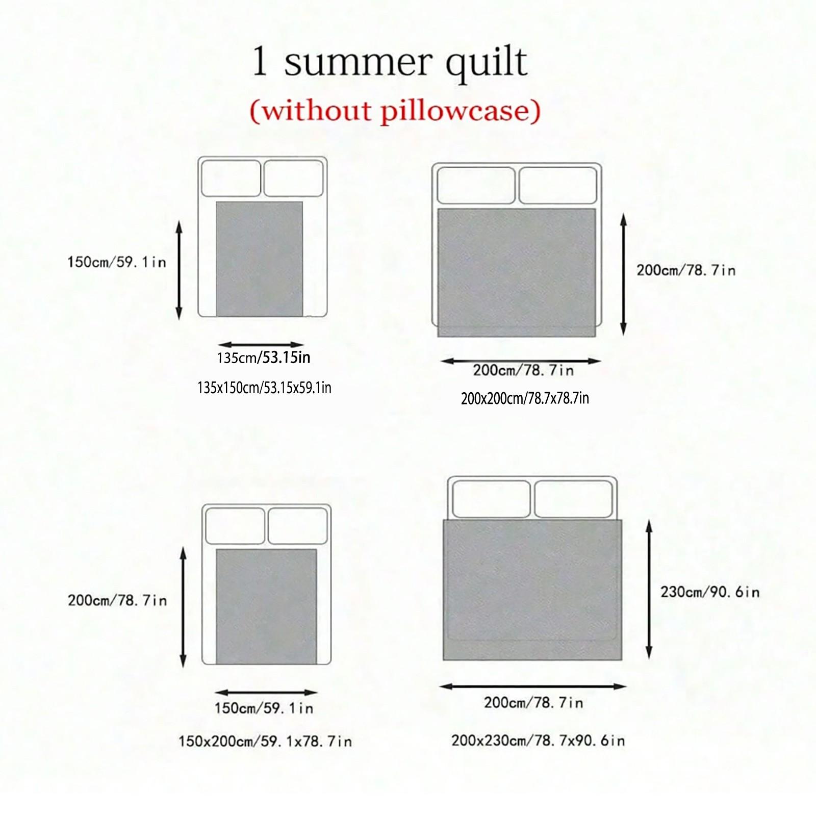 Soda Can Bow Summer Quilt, Sweet Girl Style Air Conditioning Blanket, Soft Skin-Friendly All-Season Home Use Single/double Size