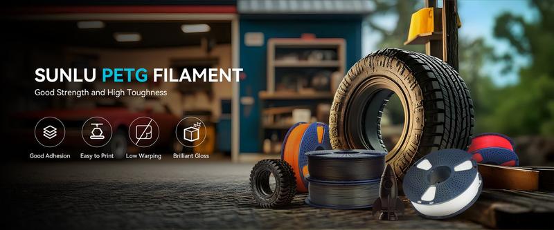 High Speed Matte PETG 3D Printer Filament 1KG Filament ​Low-Warping for​ Smooth Matte Finish