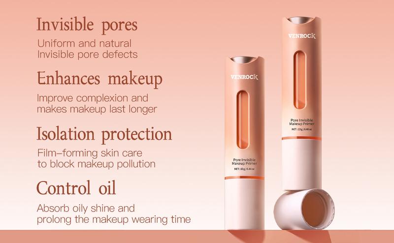 Venrock Pore Invisible Makeup Primer - 13g, Smooth Skin, Long - Lasting Makeup