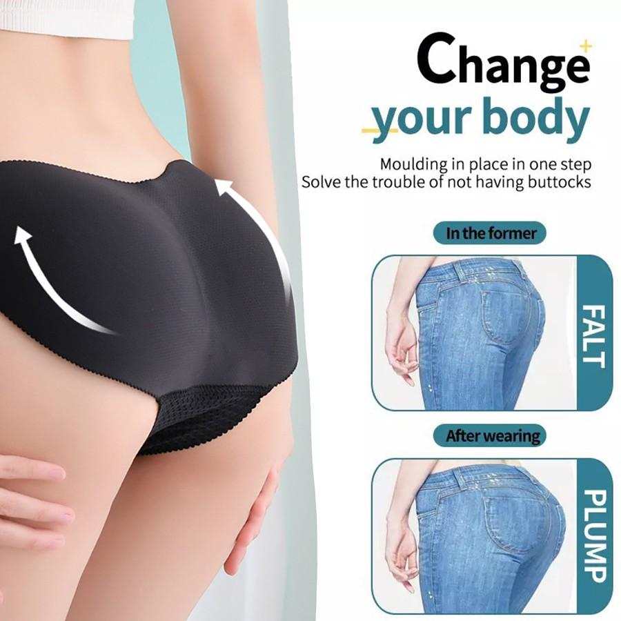 Breathable Women's Shapewear Pants, Butt Lifter Triangle Panty, Seamless Smooth Hip Pad, Fake Butt Underwear, S-Shaped Body Sculpting