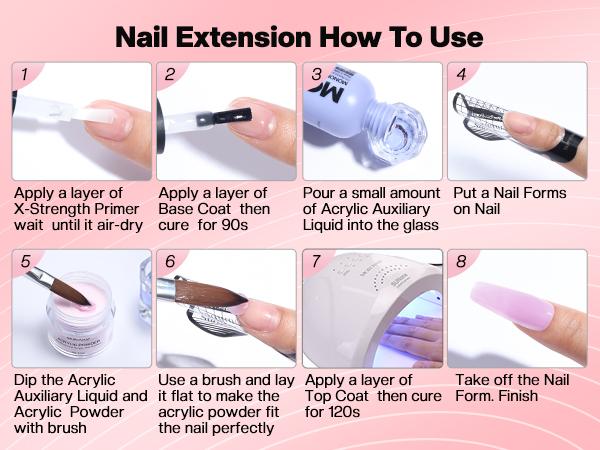 【Blossom Series】Morovan Acrylic Nail Kit : Blossom Pro for Beginners with Everything - Complete Nail Kit Set Professional Acrylic with Everything Acrylic Nail Starter kit Acrylic Nail Supplies Gifts for Women Girl