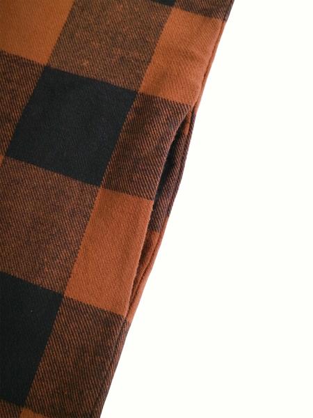 Women's Plaid Shirt Jacket, Long Sleeve Button Front Blouse, Casual Fashion for All Seasons, Ladies' Stylish Outerwear