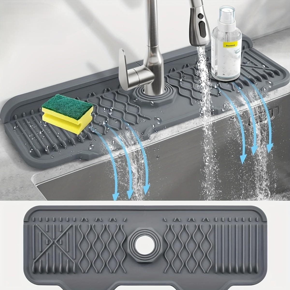 Large Kitchen Drain Board with 5° Self Draining Incline, Dish Drying ...