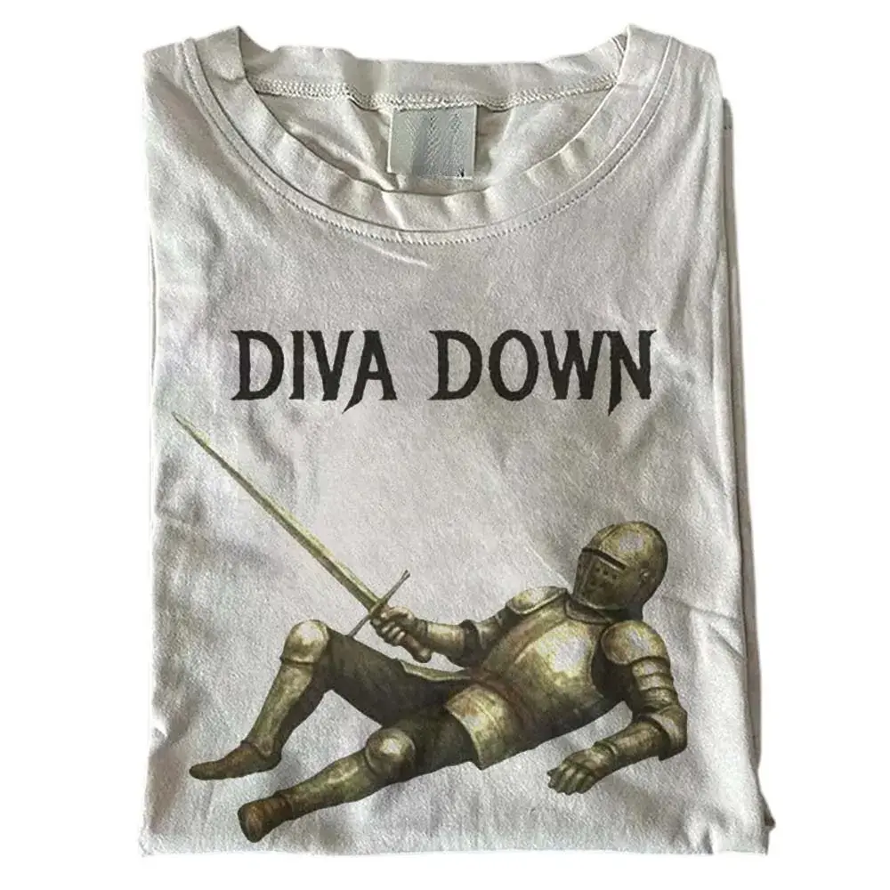 The Vintage Diva Down, Vintage Game Shirt, Gift for Men, Gift for Women, Crew Neck T-shirt, Trending T-shirt