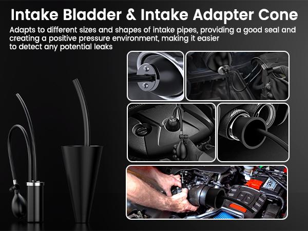 ANCEL S300 Smoke Machine with Built-in Air Pump, Pressure Gauge & Flow Meter, Dual Mode EVAP Smoke Machine Leak Tester, Vacuum Fuel Pipe System Smoke Leak Detector Automotive Diagnostic Tool Vehicle