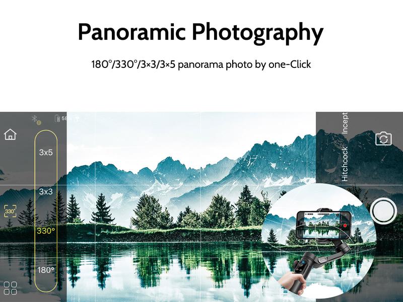 AOCHUAN Gimbal Stabilizer for Smartphone, Automatic Face Tracking Gimbal w/Wireless Charging iPhone Gimbal for iPhone 15 Pro Max/Android Foldable 3-Axis Handheld anti-shaking Phone Gimbal (1 piece) for Live Video Recording -Smart X Pro