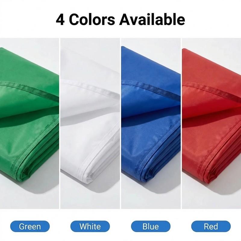 Outdoor Square Umbrella Fabric Replacement Top, UV Protection, Durable Oxford Material, 300x300cm, 4 Colors, for Parties, Camping, Garden