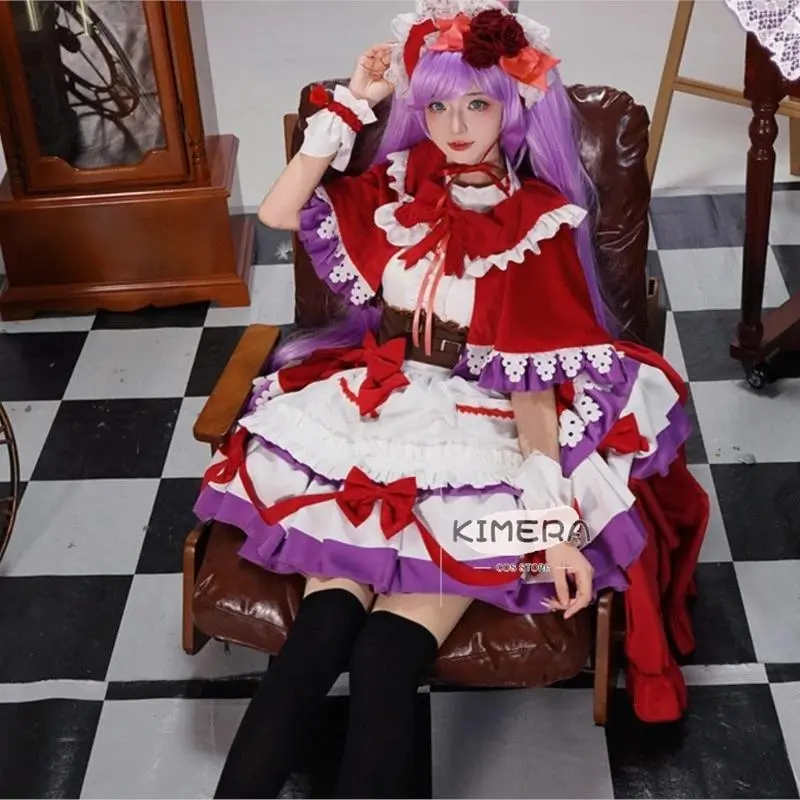 Anime Pripara Cosplay Manaka Laala Costume Christmas red dress uniform Princess Lolita For Halloween Party Role Play Women
