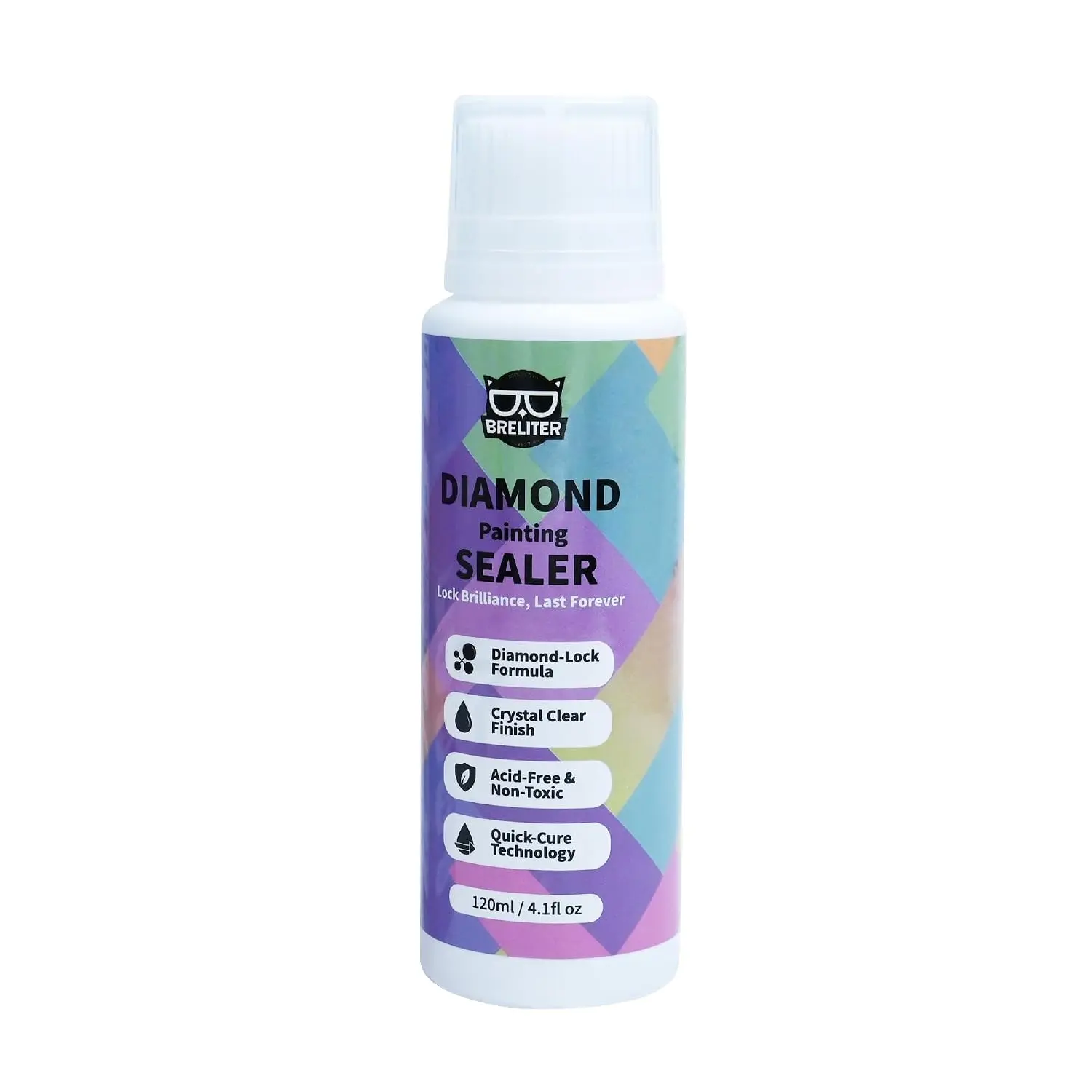 Art Sealer, Clear Art Glue Sealer for  Painting, Puzzle, Permanent Hold, Shine Effect Conserver Glossy Finish (120ML)