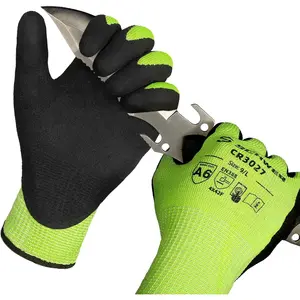 Schwer 2 Pairs Cut Resistant Gloves ANSI A6/A7 (Send Randomly) Cut Proof Work Gloves, Touchscreen, for Men and Women Used for Woodworking, Glass Cutting, Construction, Cargo Handling, Car Repair, XL