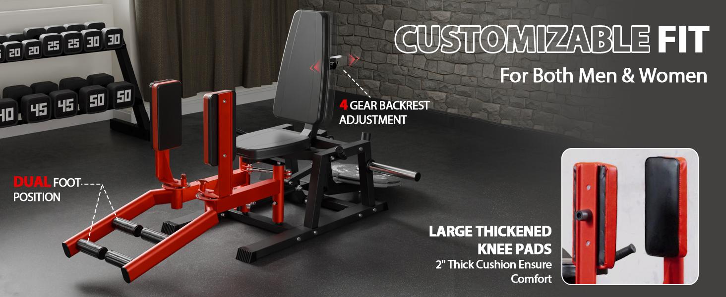 Mikolo Hip Abductor Machine Plate-Loaded Inner & Outer Thigh Trainer with 6 Gear Levels for Glute & Thigh Muscle Strengthening Home Gym Equipment SpringStatements