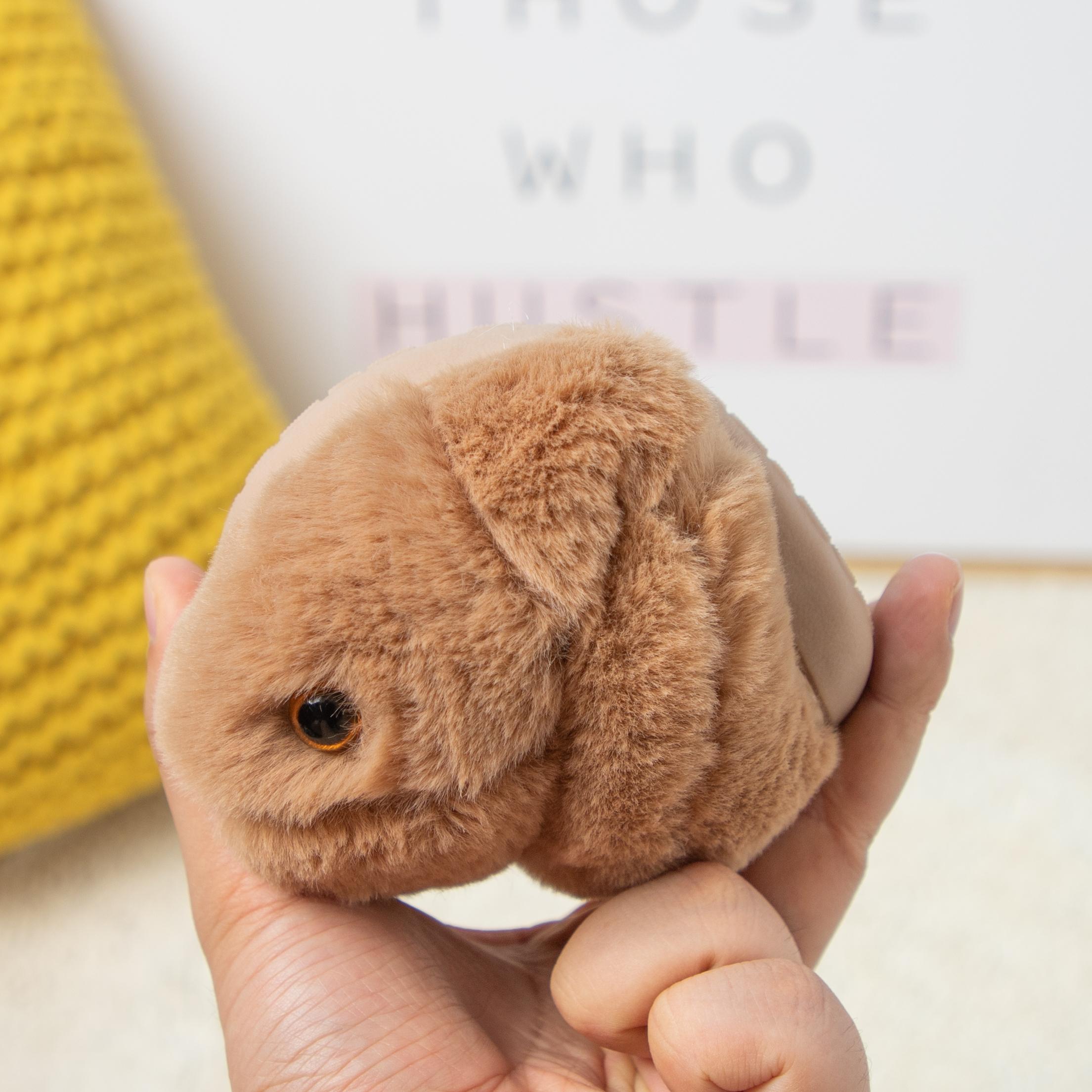 Drecage Girls Toddler Slippers Boys House Shoes For Little Kids Cute with Bunny Design Plush Indoor Slippers Non-Slip Comfortable Soft Cotton Footwear