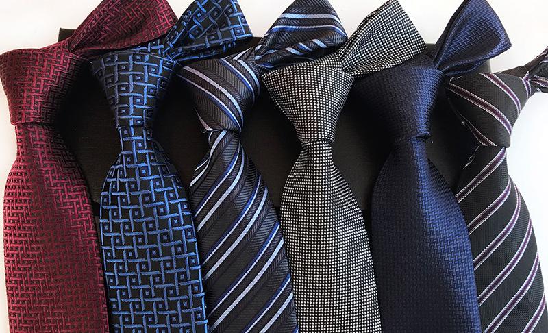 Men's Classic Striped Plaid Necktie - Male Wear for Business Look, Wedding Fit, Formal Suit Accessory - Father's Day Gift for Dad, Husband