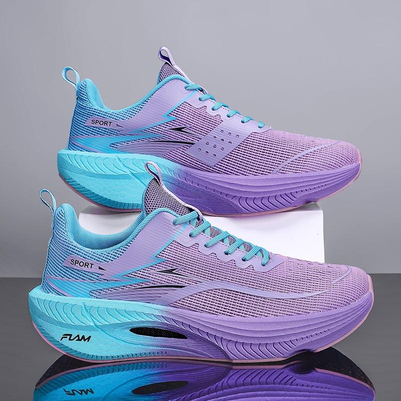 Spring New Casual Sports Shoes, High-Quality Running Shoes for Couples, Comfortable Soft Thick Sole, Breathable Mesh, Anti-Slip Sole