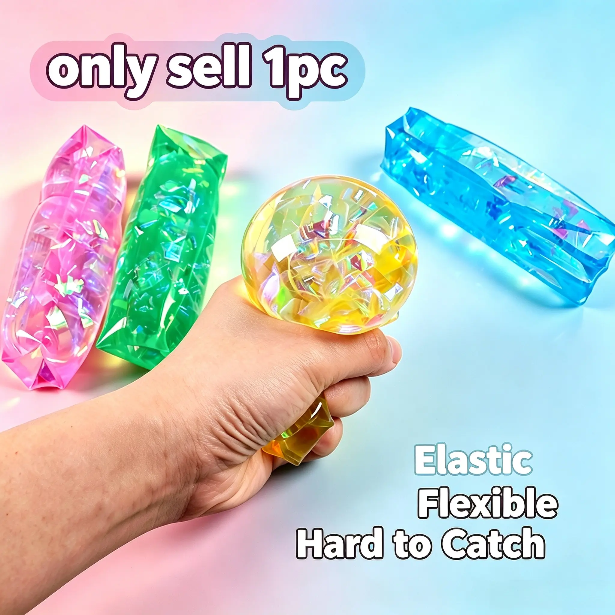 Tpr Slipping Snake Toy, Fun Prank Stress Relief Toy for Kids, Colorful Ribbon Catch Game, Novelty Fidget Toy, Flexible Sensory Fidget, Child Entertainment Gift