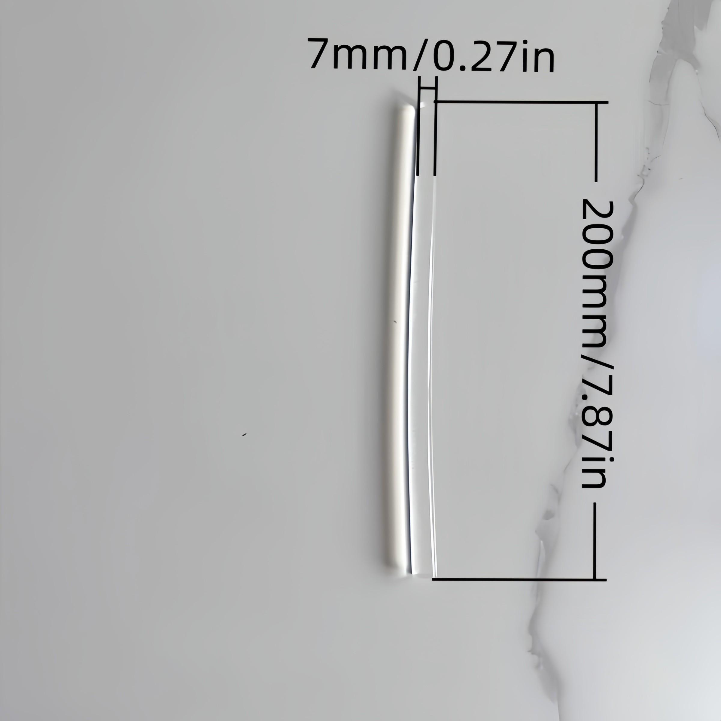 50pcs Super Sticky High Transparency Crystal Hot Melt Rods, 7mm X 200mm, Compatible with Most Hot Glue Guns, DIY Crafts, Repair Tools