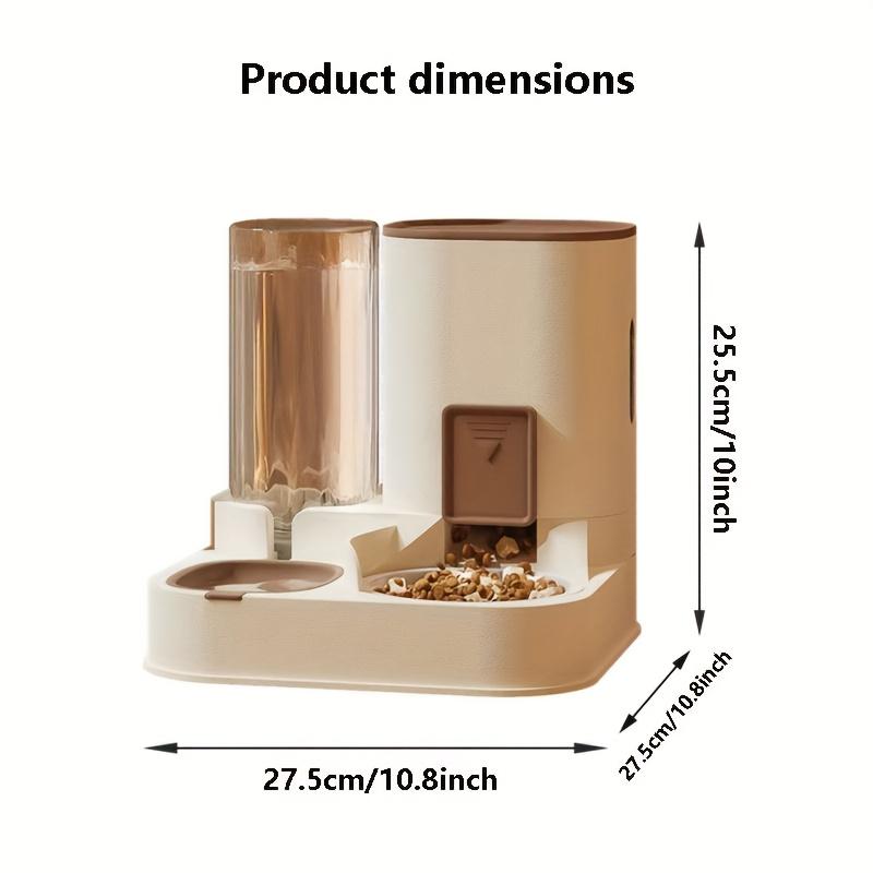 Pet 2-in-1 feeding and water dispenser, automatic feeding and continuous water dispenser, cat feeding and water dispenser, suitable for cats and dogs Pet 2-in-1 feeding and water dispenser, automatic feeding and continuous water dispenser, cat feeding and water dispenser, suitable for cats and dogs