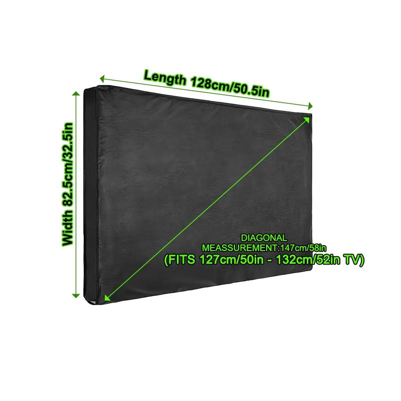 [Outdoor TV Cover] - Durable Reusable Universal TV Protective Cover, Weather-Resistant TV Screen, UV-proof & Rainproof for LED Screen, Compatible with Most Wall-mounted and Floor-standing TVs, All Seasons Perfect for Patio, Courtyard, or Deck Setup TV