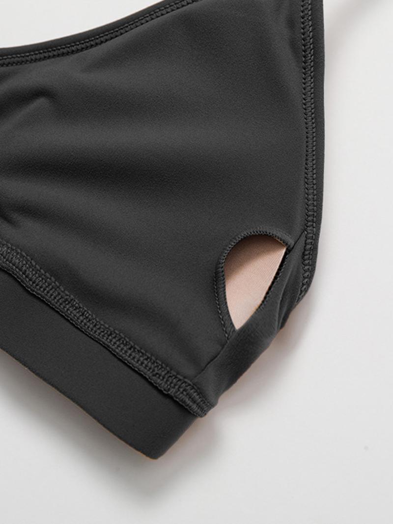 Women's Quick-Dry V-Neck Yoga Bra, Cross Back Ruched Sports Bras, Running Fitness Underwear, Comfortable and Breathable Workout Tops, Gym Sports Bra