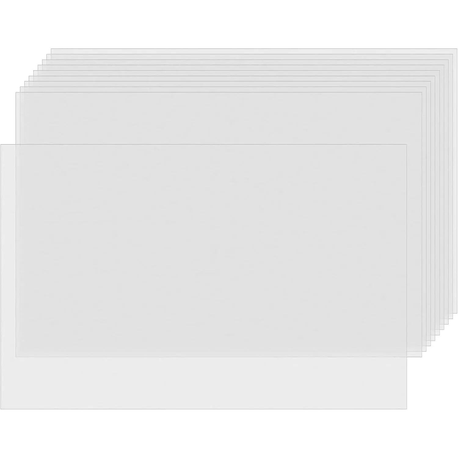 20 Sheets 24" x 36" Architectural Vellum Drafting Tracing Sheets, Large White Translucent Printable Construction Paper for Drawing Sketching Architecture Building