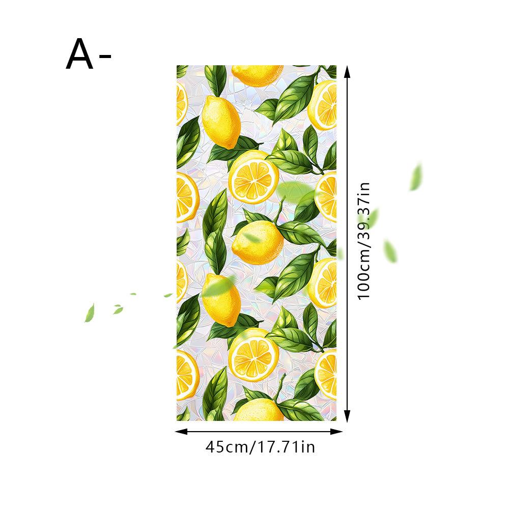 Spring Sunlight Rainbow Window Stickers, 4 Designs Including Lemon Lily Daisy Sunflower, Privacy Shield, Home Decor, Room Decoration