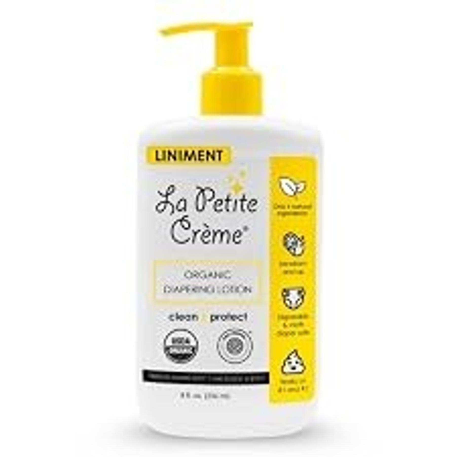 French Organic Diaper Balm (4 oz) - Healing & Nourishing Diaper Cream - Gentle & Safe Liniment Baby Lotion - USDA Certified Organic - Baby Essentials for Newborn(Gift)
