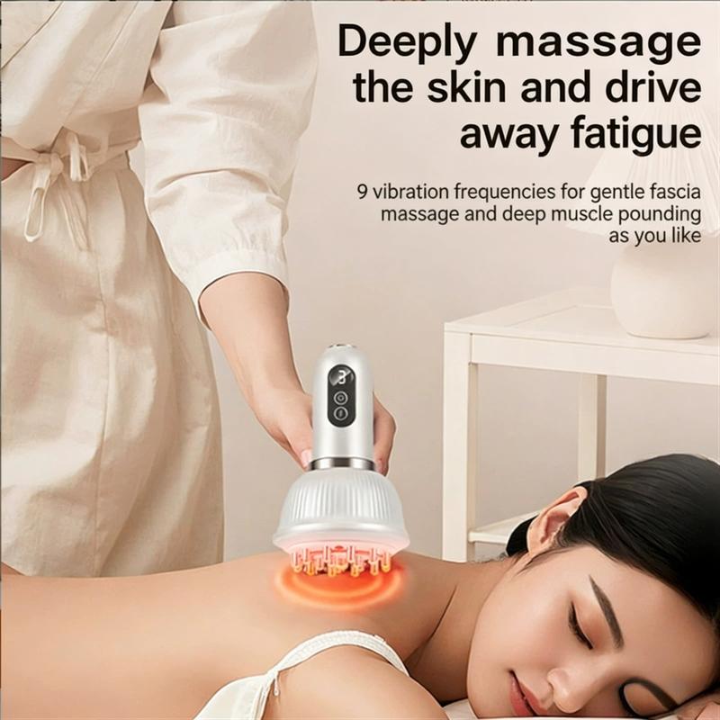 Massage Gua Sha Tool with Heating and Vibration, Lymphatic Drainage Massager for Body Shaping, Ideal for Legs Arms and Abdomen, Body Sculpting Machine