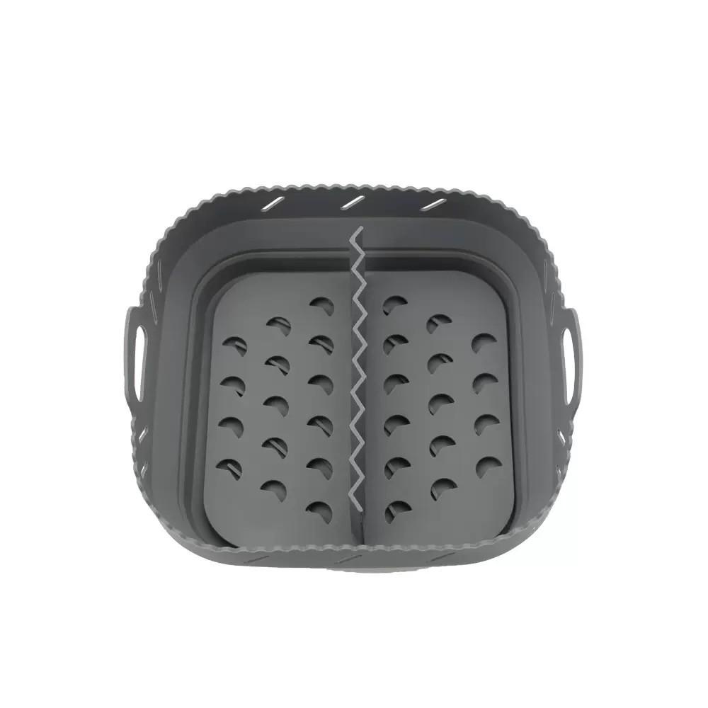 Air Fryer Silicone Liner Silicone Baking Tray Set, Heat-Resistant Food Grade, Non-Stick, Easy Clean, Foldable, Compatible with Most Air Fryers