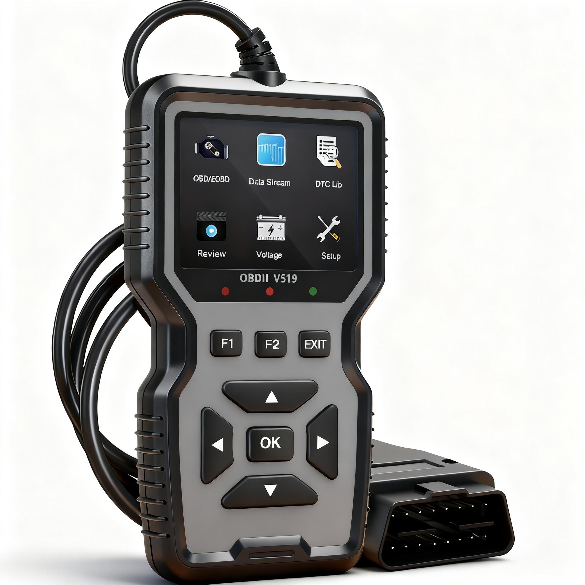 Professional OBD2 Scanner, Automotive Scan Tool, Real-time Data Car Engine Diagnostic Code Reader Tool, Car Engine Checker Tools