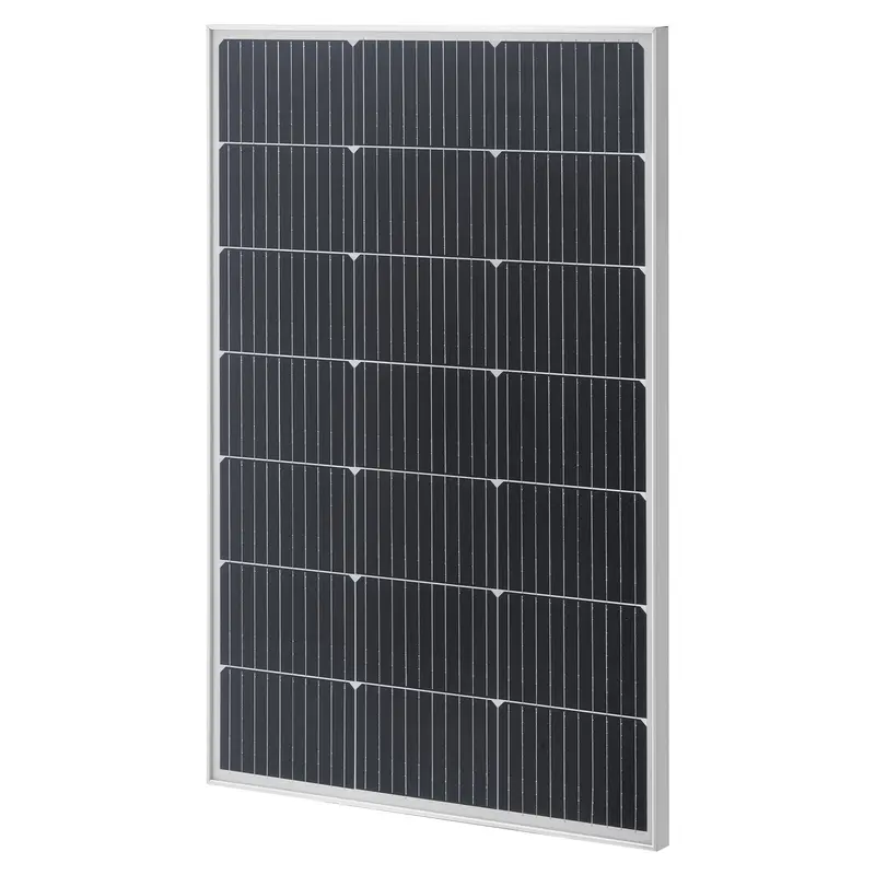 【Summerfinds】VEVOR 100W Monocrystalline Silicon Solar Panel (1pcs, 100-149W), Tempered Glass, 23% High-Efficiency Mono PV Module, MC4 Cable Output, Aluminum Frame, IP65 Waterproof, 35.2x22.8x1.2 inches, 10.4lbs, for RV/Boat Roof, Off-Grid Users