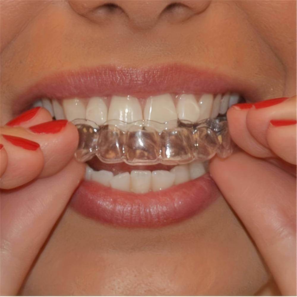 Transparent Night Guard Set of 2, Reusable Sleep Teeth Protector, Nightguards for Grinding Teeth, Adult Sports Outdoor Gear, Fitness Accessories, Ideal Gift for Boyfriend