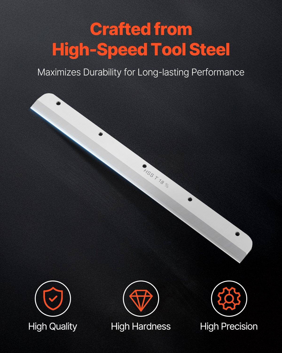 VEVOR Paper Cutter Blade, Heavy Duty Steel Blade Replacement Suitable for Professional Cutter E330D/E330S, Paper Trimmer Machine Spare Blade, 585x 44x 6 mm