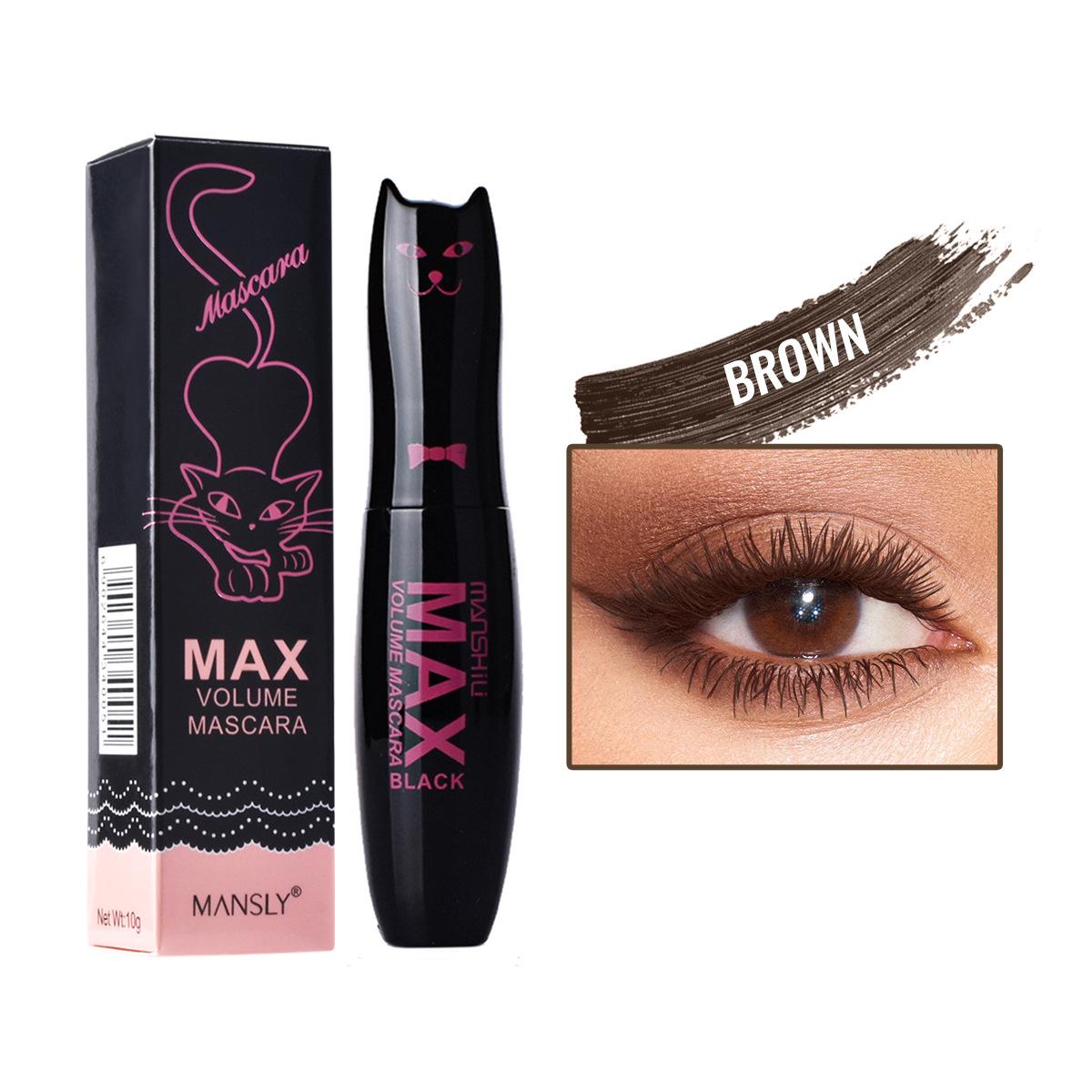 Manshili Cat Mascara Color Curled Mascara