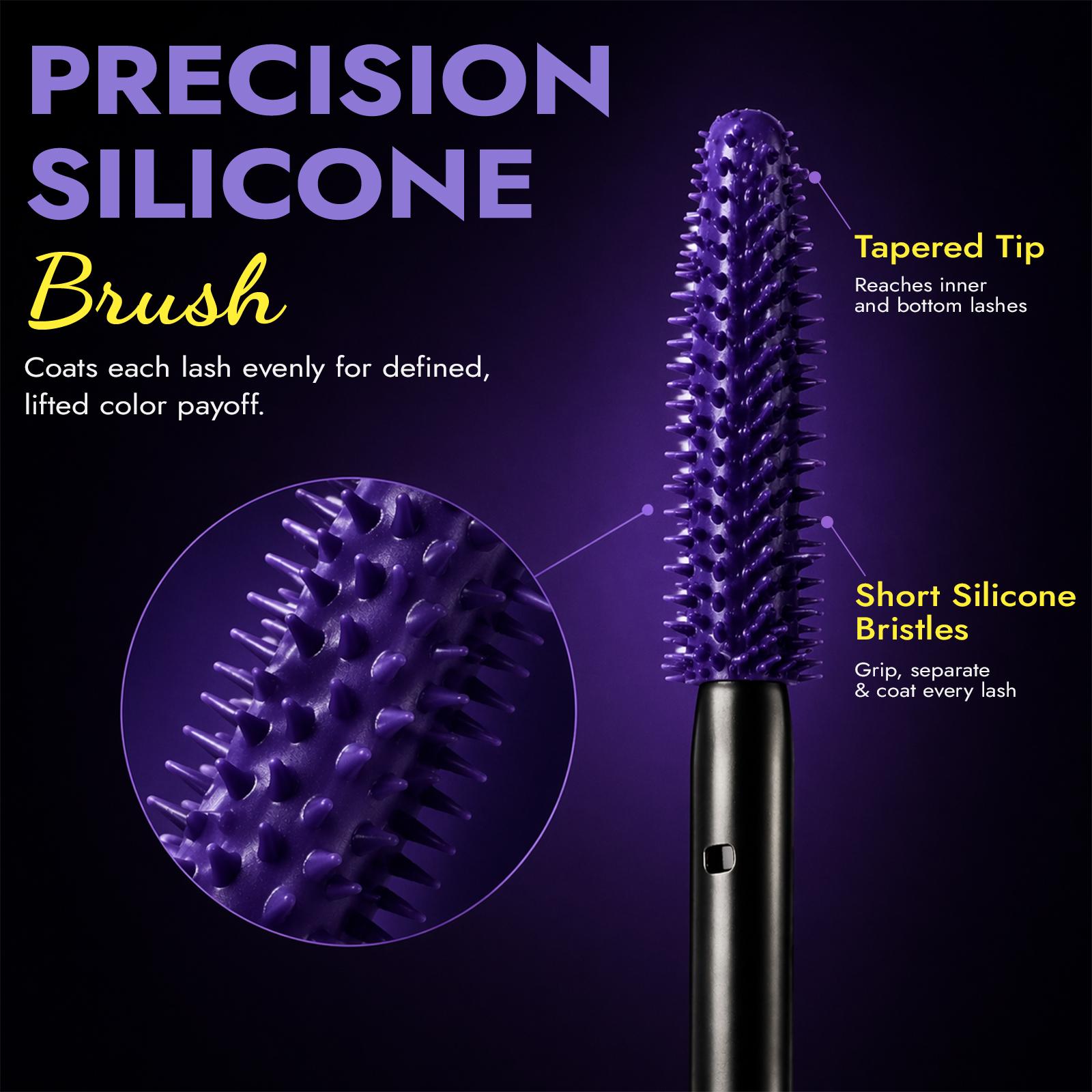 Colorful curling mascara, long and thick, waterproof, natural makeup effect